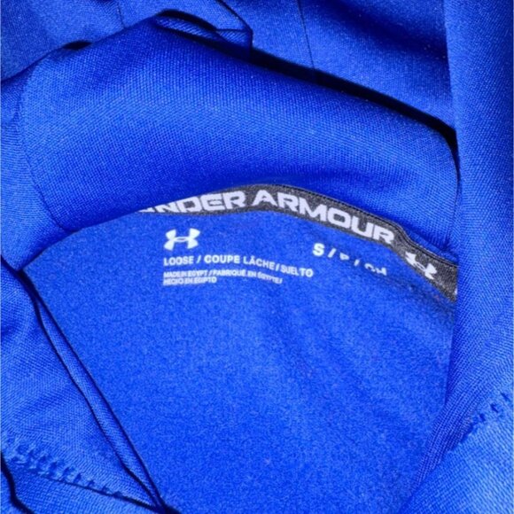 Under Armour Loose Fit Hoodie/Sweatshirt-Blue-Small-Fair - Picture 4 of 6